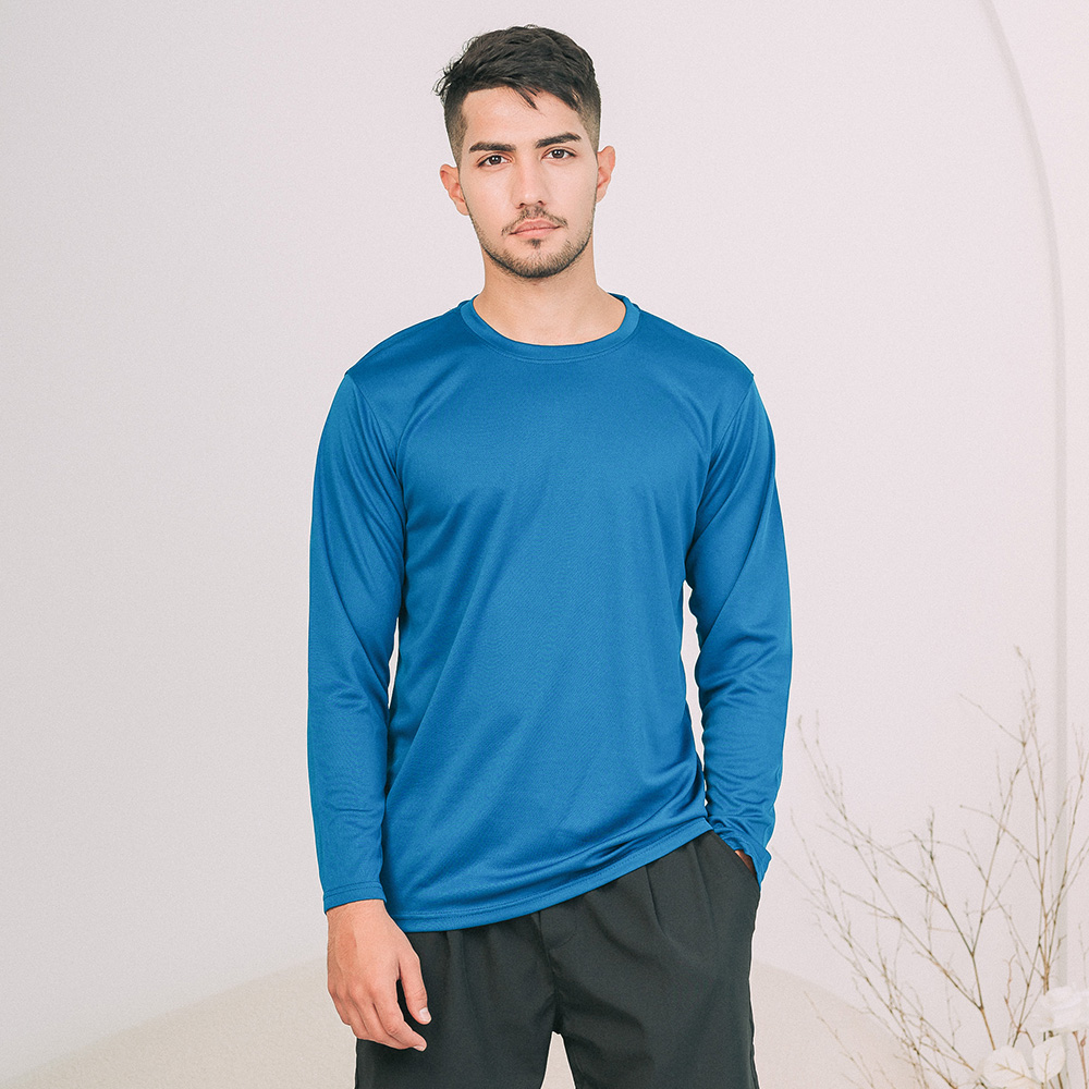 QDL 54 Quick Dry Round Neck L/Sleeve | Rightway